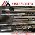 Single screw barrel for injection and extruder machine